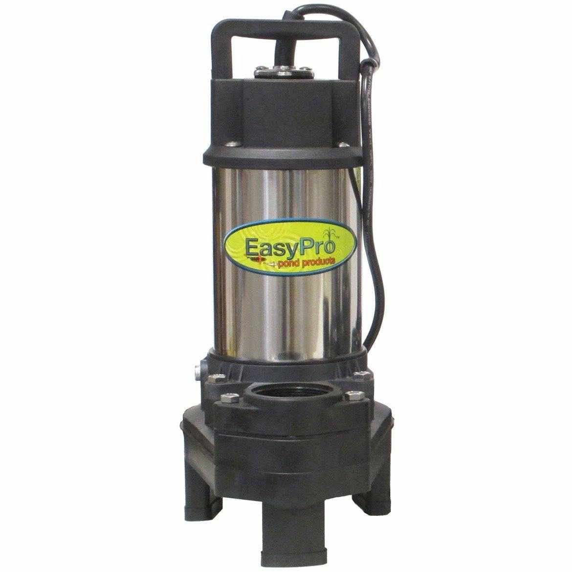 EasyPro TH250 Series 230V Stainless Steel Submersible Pumps - American Pond Supplies Easy Pro 230V TH250 Submersible Pump 4100 GPH / 20' ft Cord Submersible Pumps Submersible Pumps