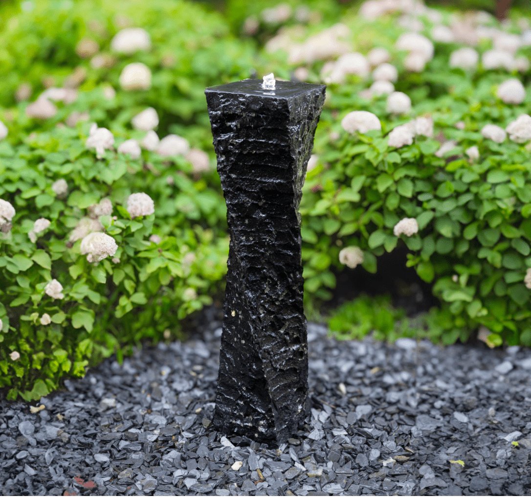 EasyPro: Tranquil Décor Twisted Basalt Fountain Complete Kit - 39" - HBTR39K - EasyPro