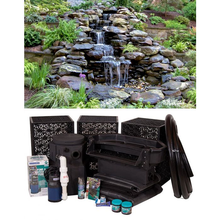 Elite X-Large 40" Cascading Falls Kit - Blue Thumb - American Pond Supplies -Elite X-Large 40" Cascading Falls Kit