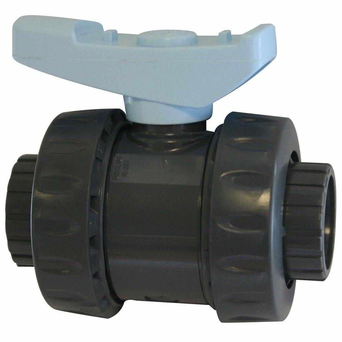 Evolution Aqua Dual Union Ball Valves, Slip Connections - K25 - 50 - 25NEW - Evolution Aqua