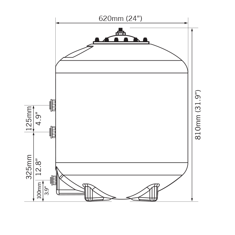 Evolution Aqua K+ Advanced Pressure Filters - PFKE40015M25US - Evolution Aqua