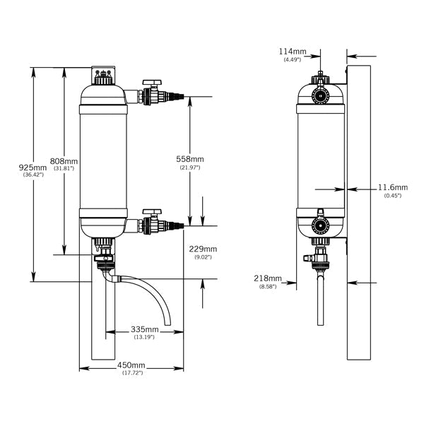 Evolution Aqua Surge Filter w/ UV - SURGEFILUV18 - Evolution Aqua