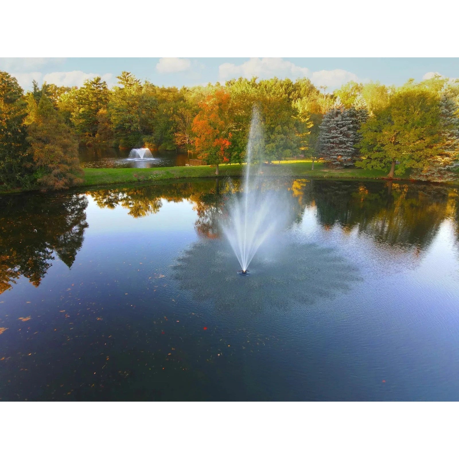 Scott Aerator Amherst Pond Fountain - Scott Aerator - American Pond Supplies -Scott Aerator Amherst Display Fountain | American Pond Supplies