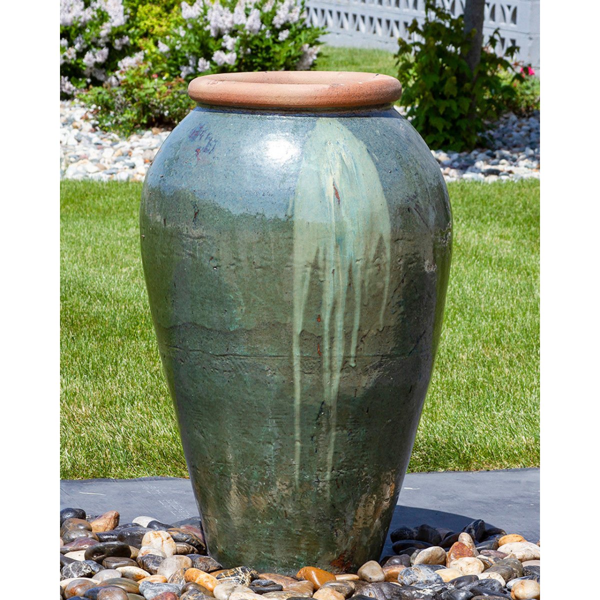 Fern Tuscany Single Vase Fountain Kit - FNT3894 - Blue Thumb - American Pond Supplies -Fern Tuscany Single Vase Fountain Kit - FNT3894