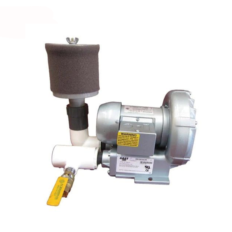 Gast Regenerative Air Blower: Complete with Inlet Filter and Bleed Valve - American Pond Supplies Easy Pro Aerator System Parts Aerator System Parts