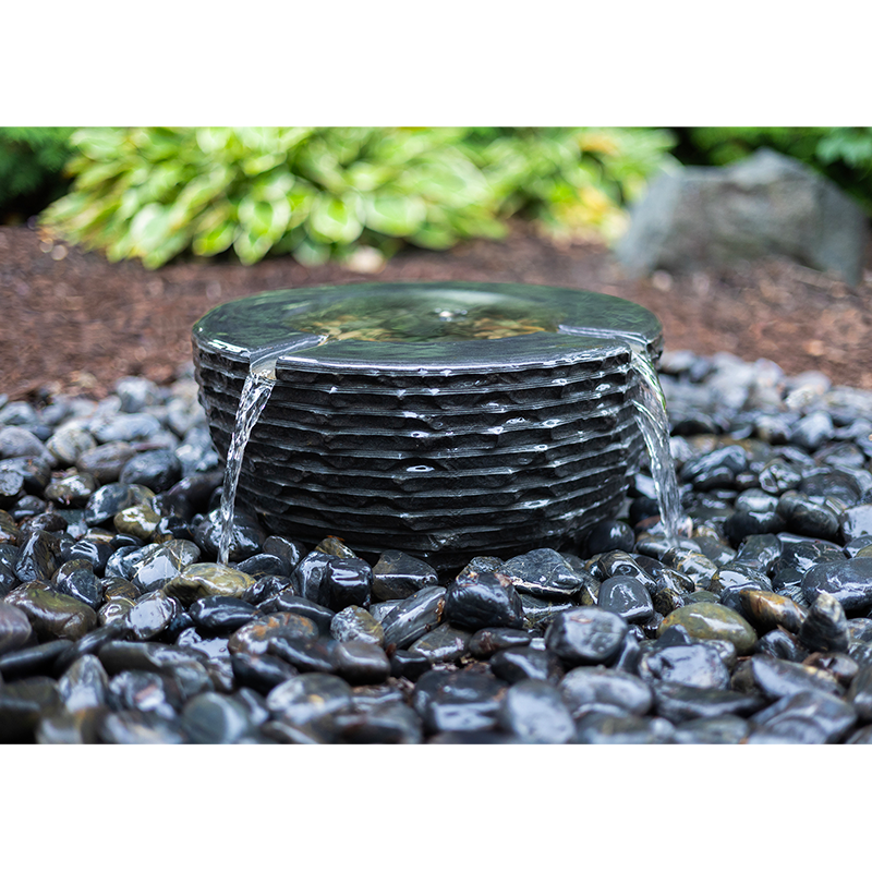 Tranquil Décor - Infinity Bowl Fountain Basalt Kit - 16