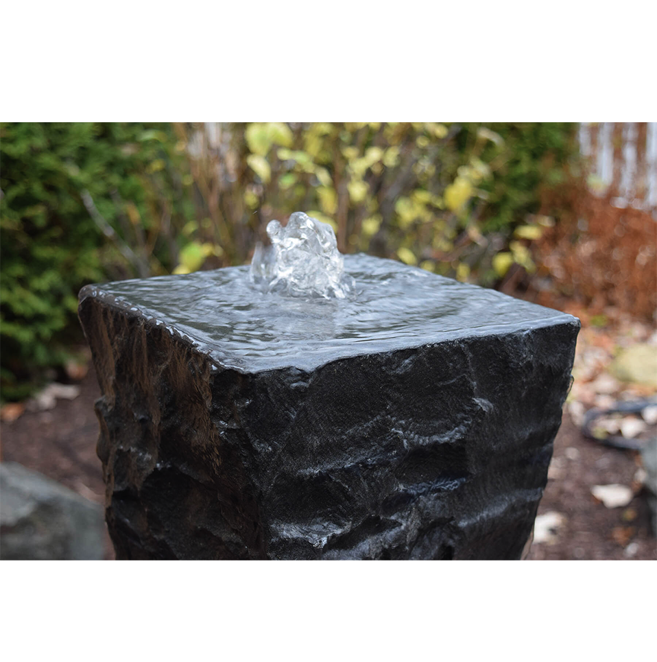 Commercial Twisted Basalt Fountain Complete Kit 39″