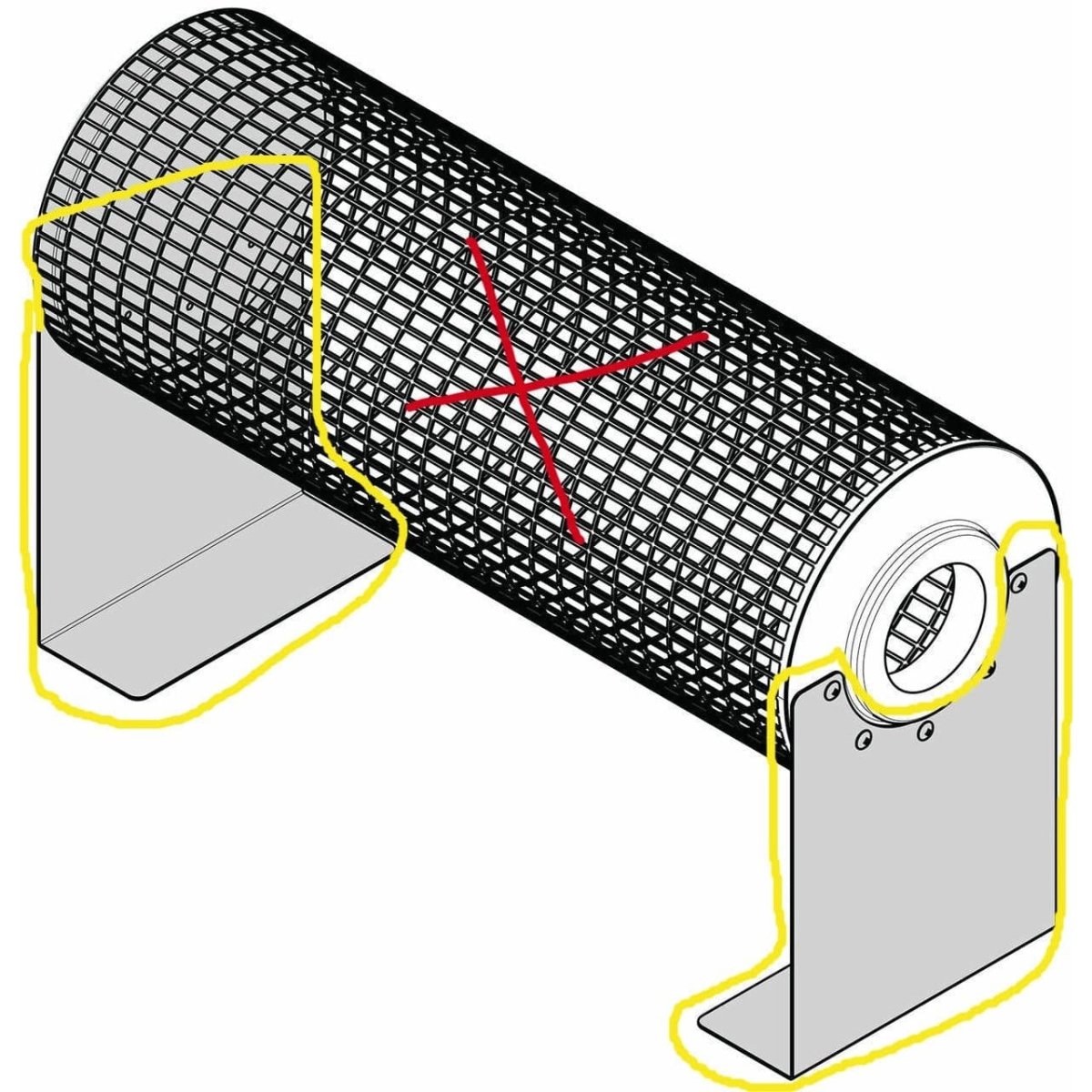 High Volume Pond and Lake Pump Intake Screen - EasyPro - American Pond Supplies -High Volume Pond and Lake Pump Intake Screen