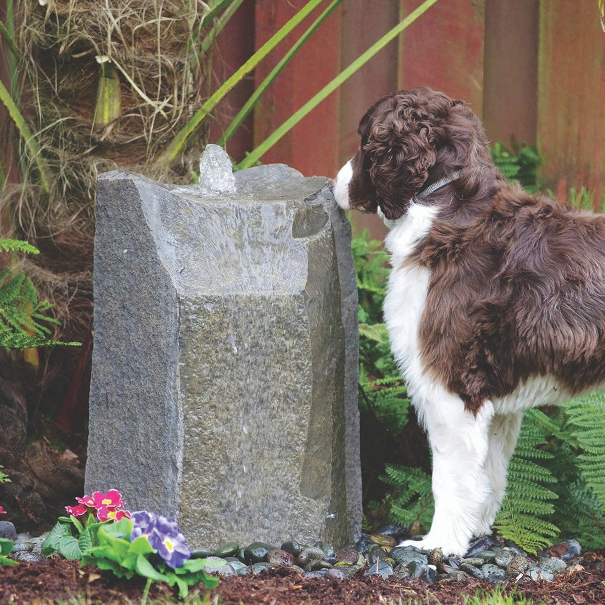 Hollow Springs Garden Rock Fountain - Blue Thumb - American Pond Supplies -Hollow Springs Garden Rock Fountain