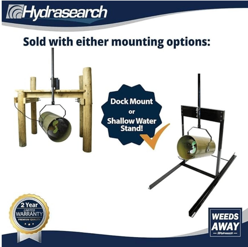 Hydrasearch: Weeds Away Muck & Algae Blower & Shallow Water Stand - WS750.025 - Hydrasearch