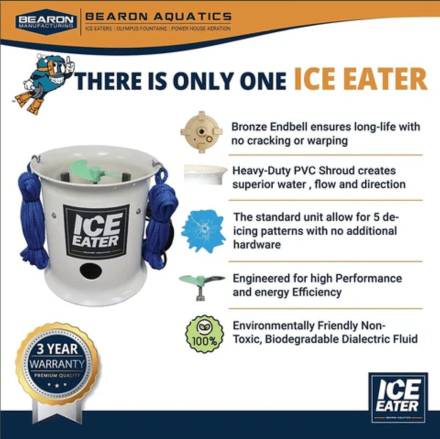 Ice Eater - Dock & Marina De - Icer - P500/050 - Bearon Aquatics