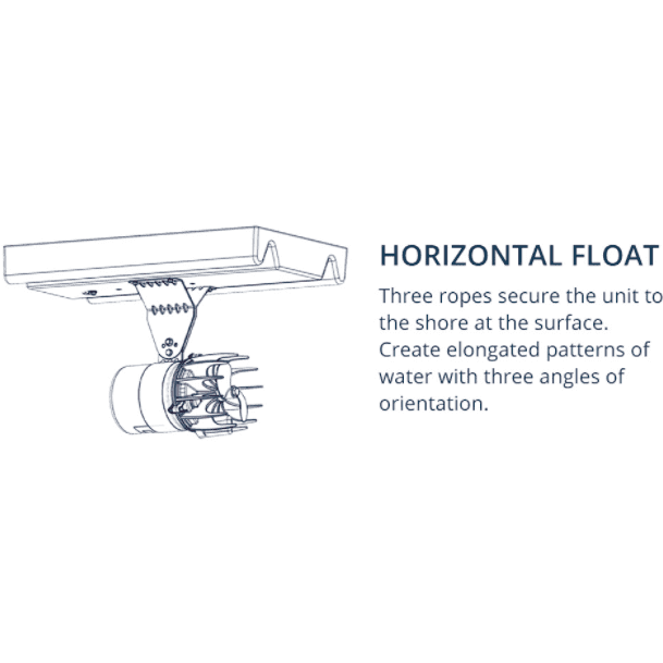 Kasco Marine:  AquatiClear Water Circulator in Motor Sizes 1/2HP, 3/4HP and 1HP - Kasco Marine - American Pond Supplies -Kasco Marine:  AquatiClear Water Circulator in Motor Sizes 1/2HP, 3/4HP and 1HP