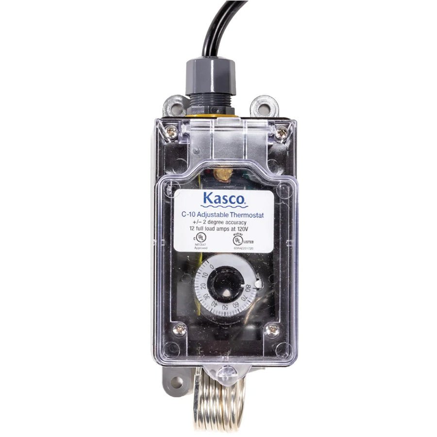 Kasco Marine: C-10 120volt, Adjustable Temperature Control/Thermostat for Deicer - Intermatic - American Pond Supplies -Kasco Marine: C-10 120volt, Adjustable Temperature Control/Thermostat for Deicer