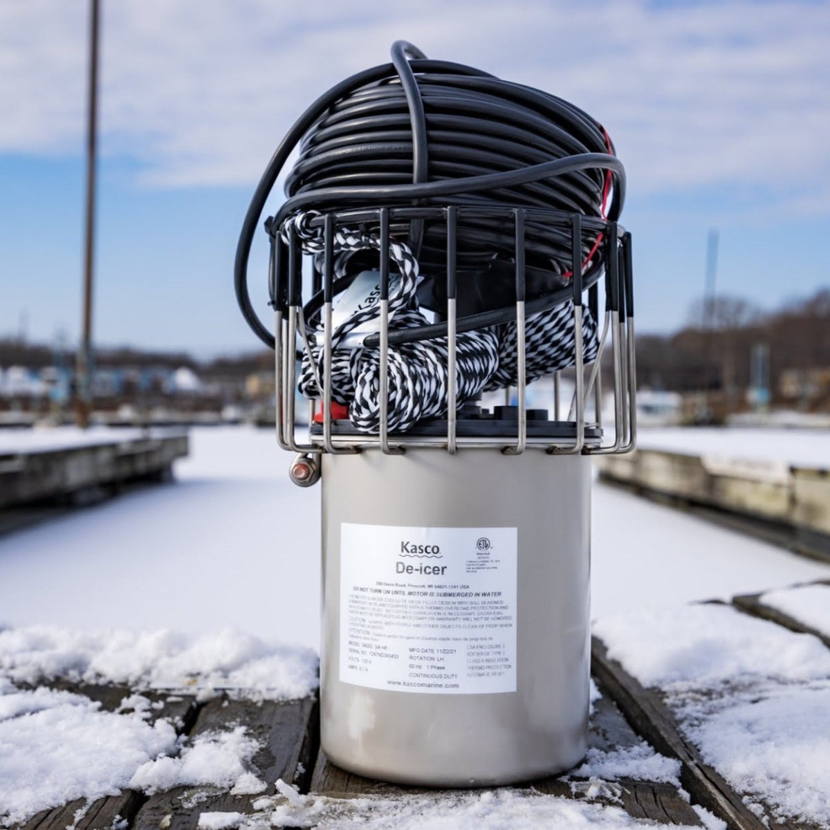 Kasco Marine: Dock & Marina De-Icer - Kasco Marine - American Pond Supplies -Kasco Marine: Dock & Marina De-Icer