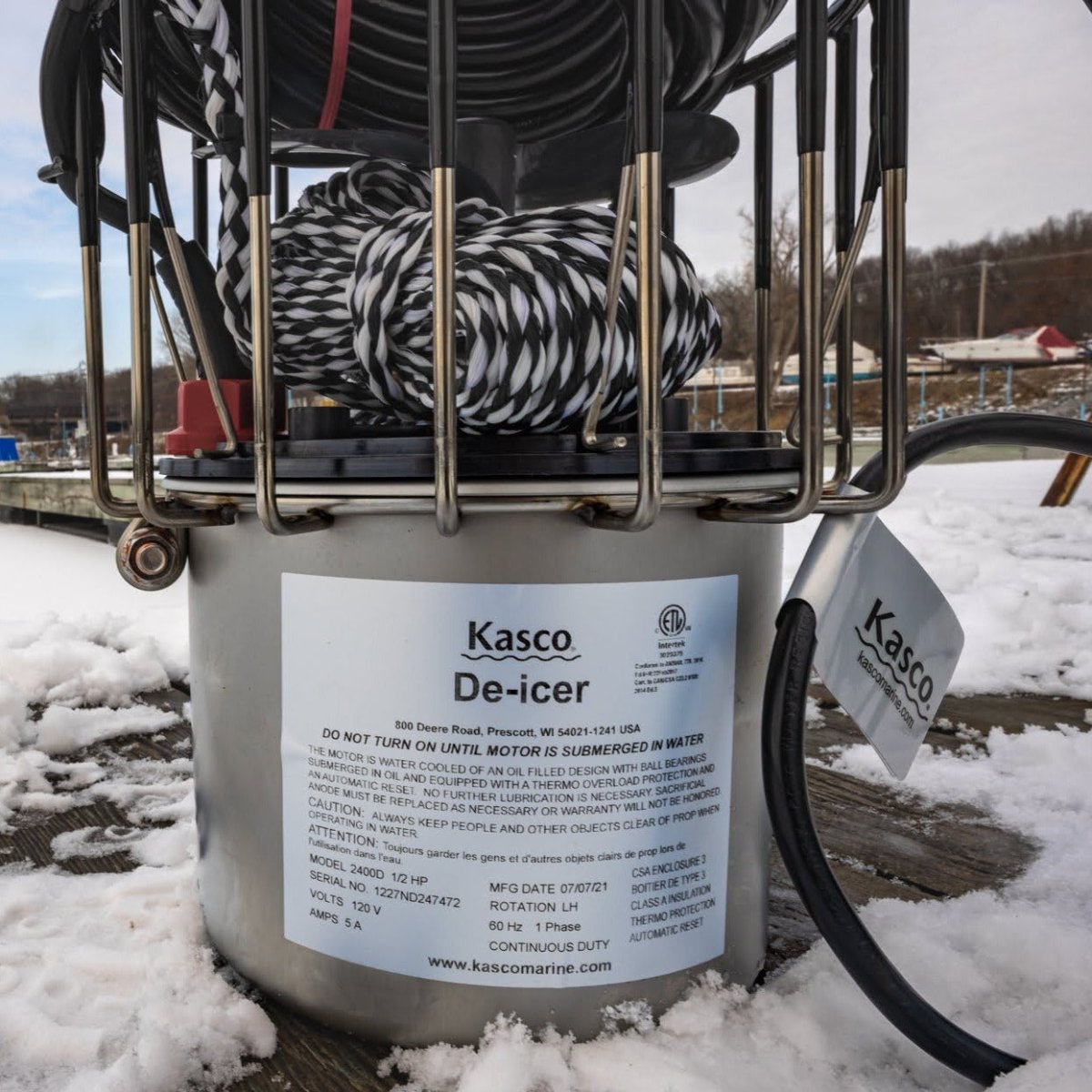 Kasco Marine: Dock & Marina De-Icer - Kasco Marine - American Pond Supplies -Kasco Marine: Dock & Marina De-Icer