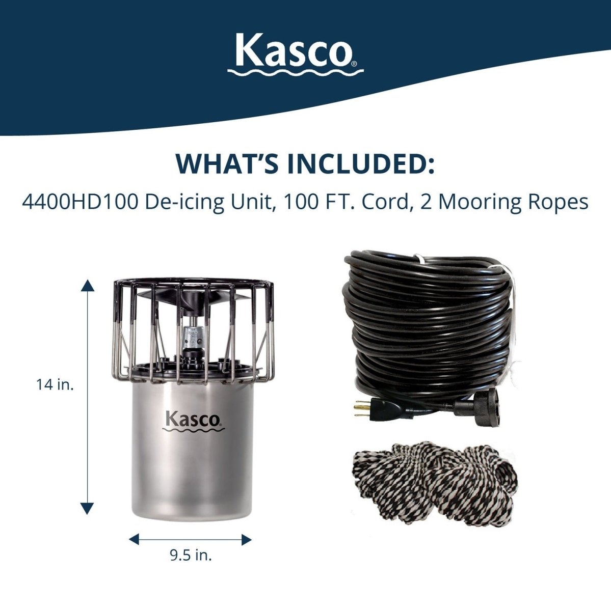 Kasco Marine: Dock & Marina De-Icer - Kasco Marine - American Pond Supplies -Kasco Marine: Dock & Marina De-Icer