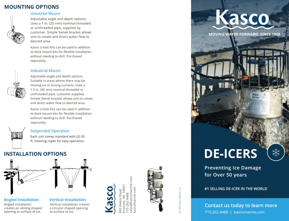 Kasco Marine: Dock & Marina De - Icer - 2400D025 - Kasco Marine