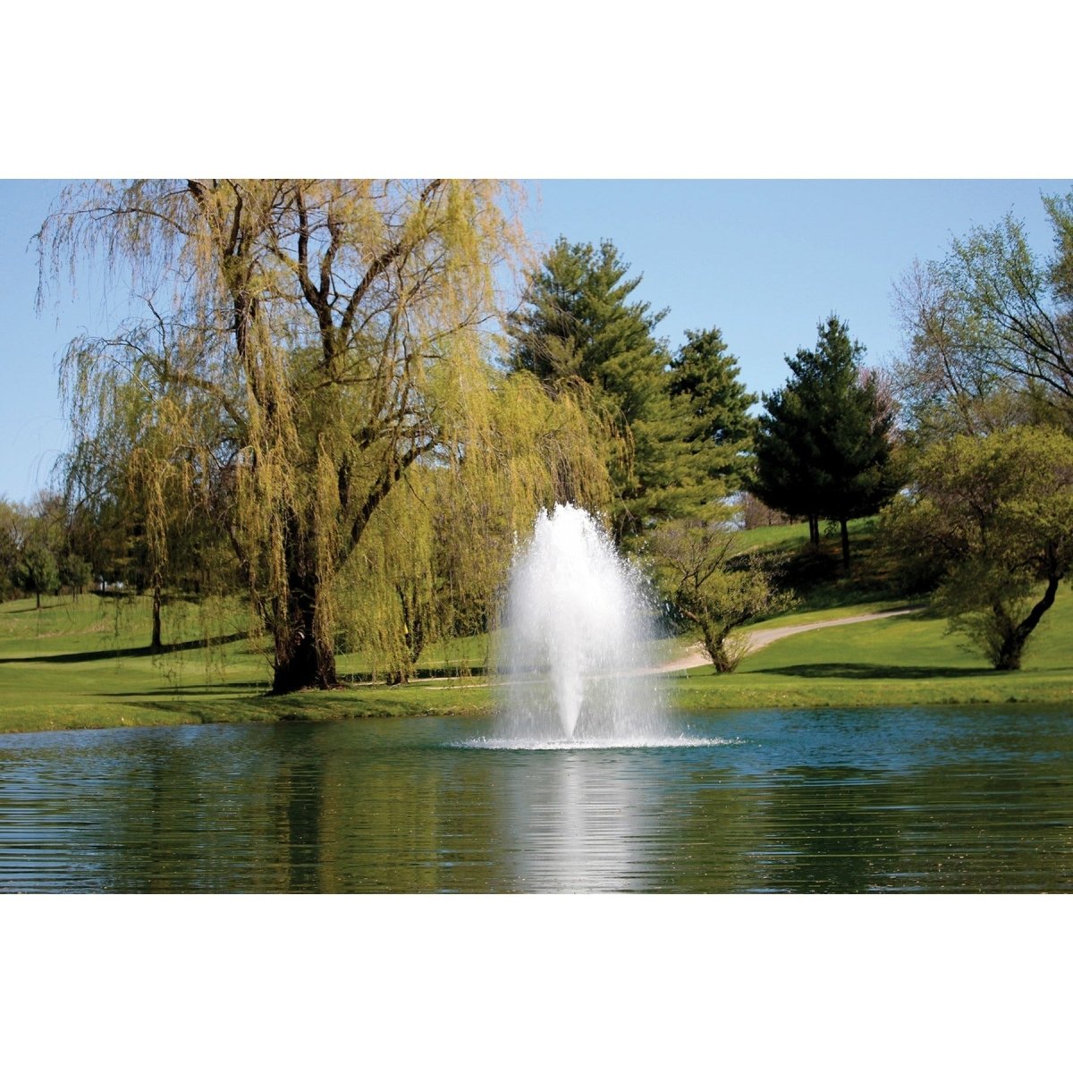 Kasco Marine:  J Series Decorative Display Fountain 2 HP for Medium and Large Ponds - Kasco Marine - American Pond Supplies -Kasco Marine:  J Series Decorative Display Fountain 2 HP for Medium and Large Ponds