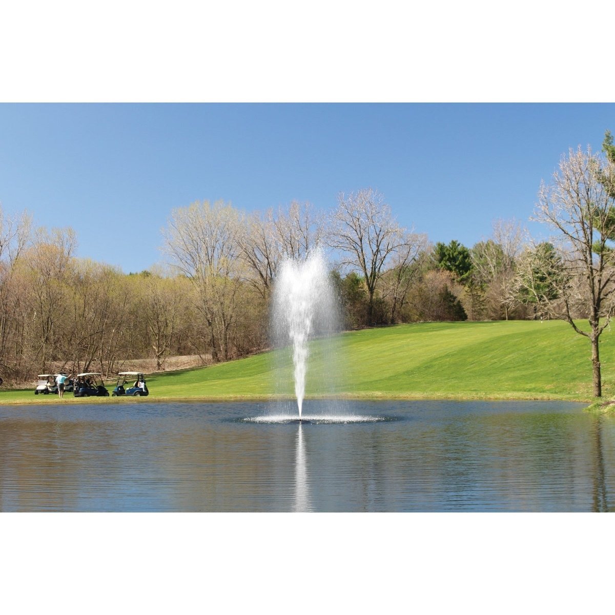 Kasco Marine:  J Series Decorative Display Fountain 2 HP for Medium and Large Ponds - Kasco Marine - American Pond Supplies -Kasco Marine:  J Series Decorative Display Fountain 2 HP for Medium and Large Ponds