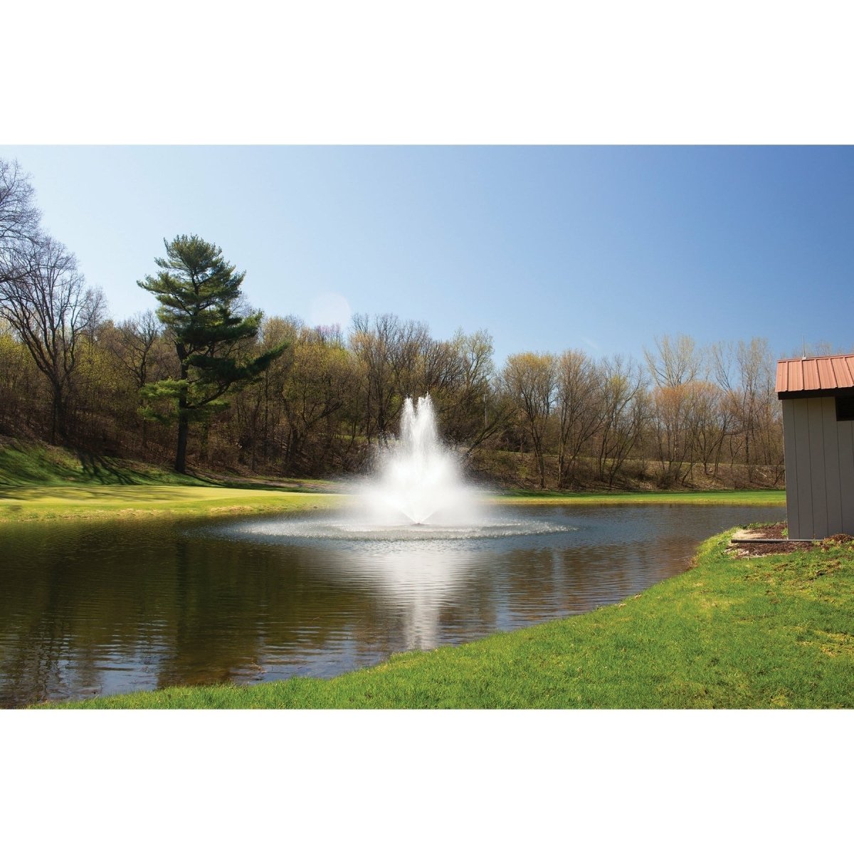 Kasco Marine:  J Series Decorative Display Fountain 2 HP for Medium and Large Ponds - Kasco Marine - American Pond Supplies -Kasco Marine:  J Series Decorative Display Fountain 2 HP for Medium and Large Ponds