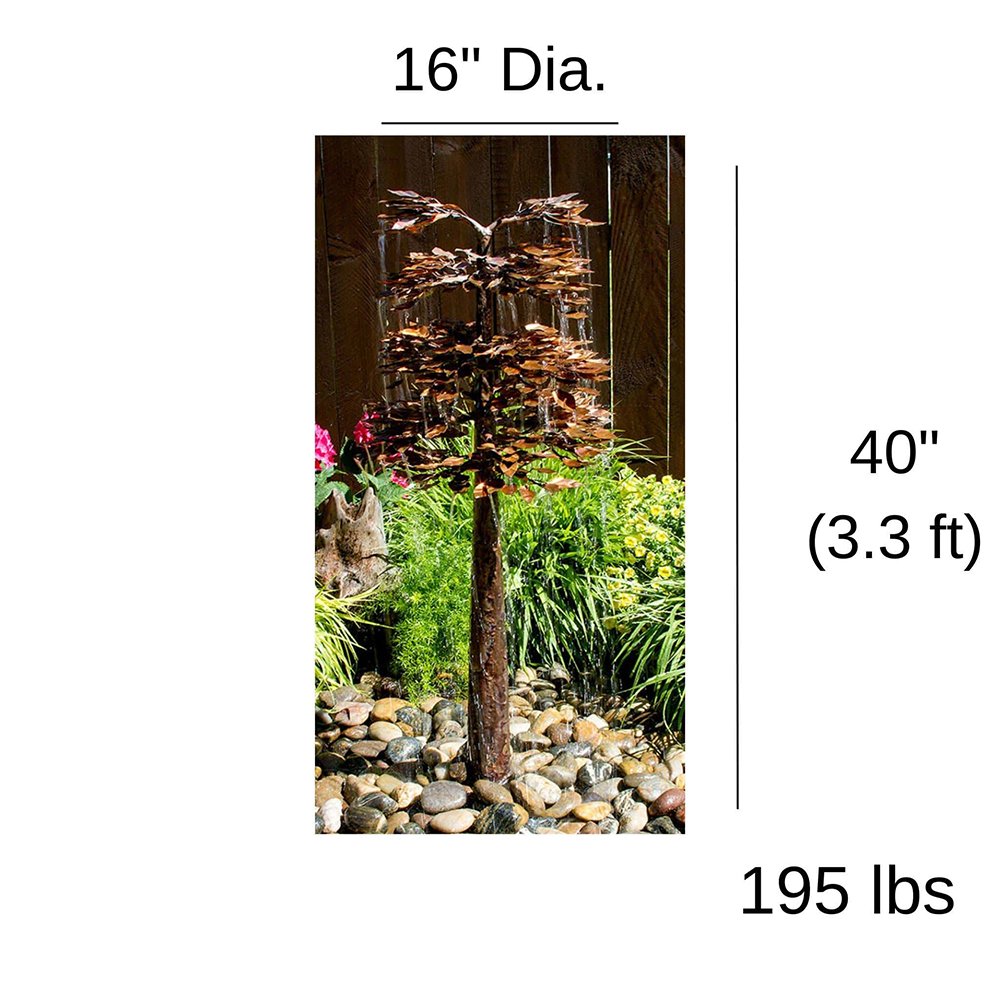 Landscaping Sequoia Tree Copper Fountain Kit - Blue Thumb - American Pond Supplies -Landscaping Sequoia Tree Copper Fountain Kit