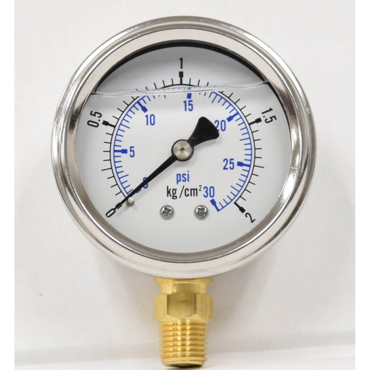 Liquid Filled Pressure Gauges - EasyPro - American Pond Supplies -Liquid Filled Pressure Gauges