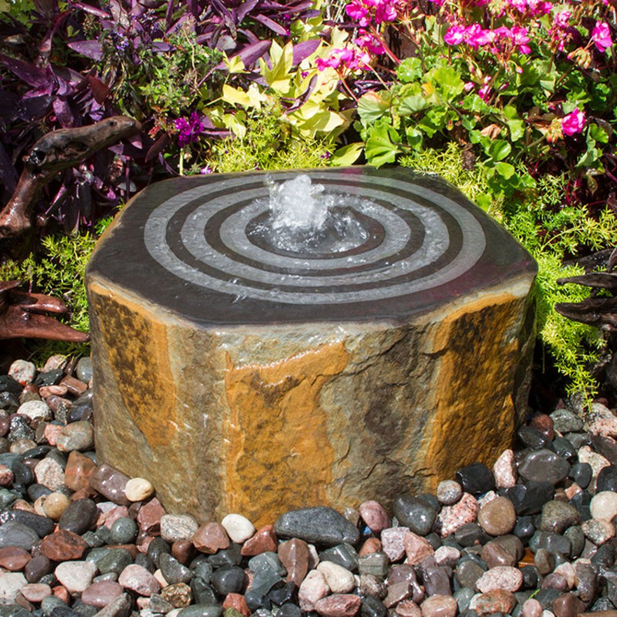 Majestic Stone Fountain -  Complete Kit - Blue Thumb - American Pond Supplies -Majestic Stone Fountain -  Complete Kit