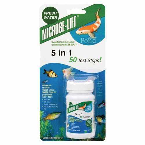 MICROBE-LIFT 5-in-1 Test Strips - 50 Tests - American Pond Supplies Microbe-Lift Water Tests Water Tests