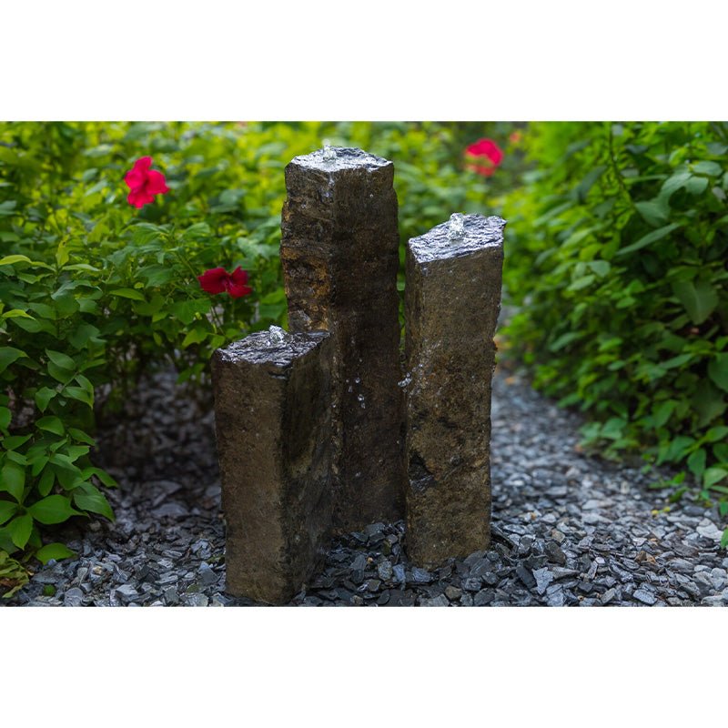 Polished Top Real Basalt Three Pack Complete Kit - Blue Thumb