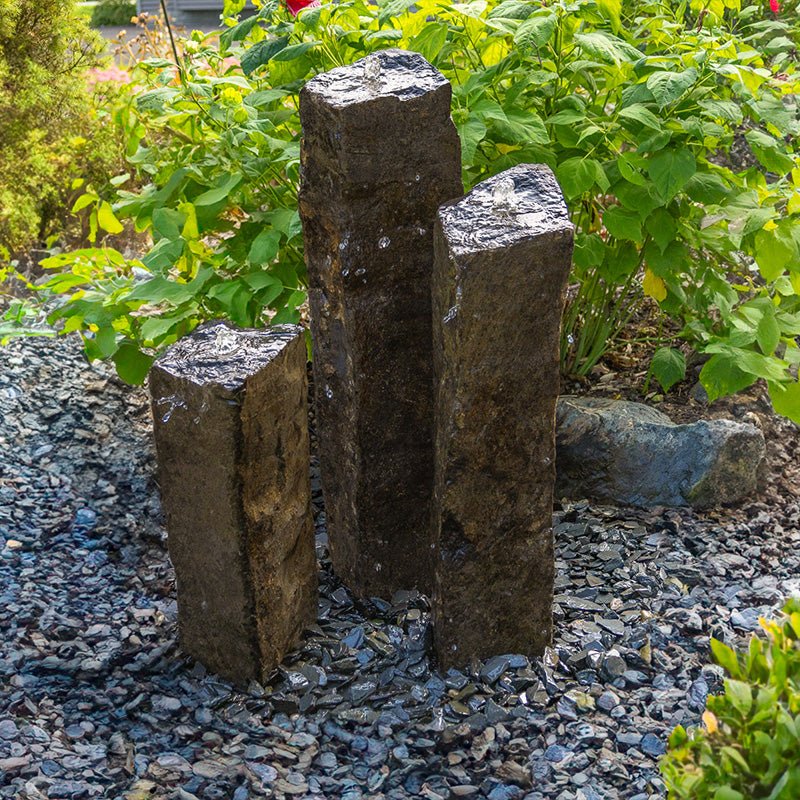 Polished Top Real Basalt Three Pack Complete Kit - Blue Thumb