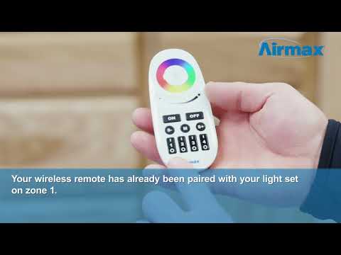 Airmax® RGBW Color-Changing LED Fountain Light Set