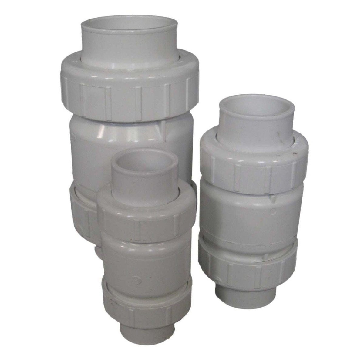 PVC Check Valve w/ Unions - EasyPro - American Pond Supplies -PVC Check Valve w/ Unions