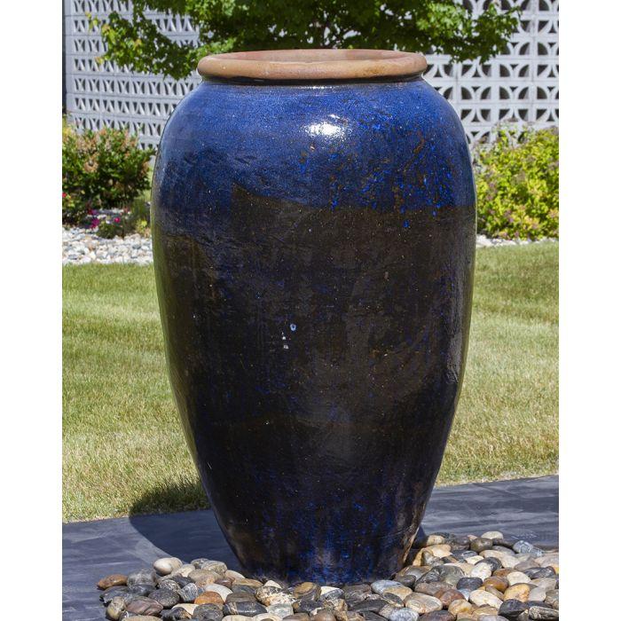 Sapphire Blue Large Tuscany Single Vase Fountain Kit - FNT50-AB482 - Blue Thumb - American Pond Supplies -Sapphire Blue Large Tuscany Single Vase Fountain Kit - FNT50-AB482