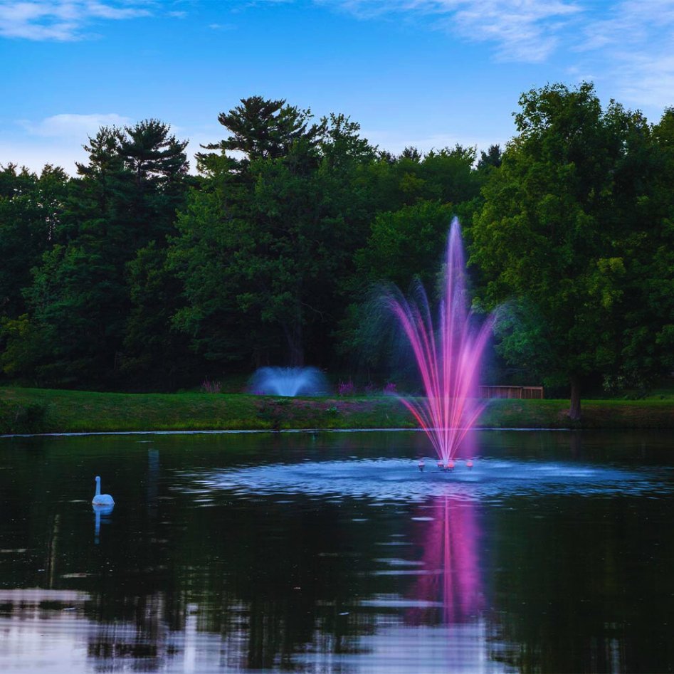 Scott Aerator Amherst Pond Fountain - Scott Aerator - American Pond Supplies -Scott Aerator Amherst Display Fountain | American Pond Supplies