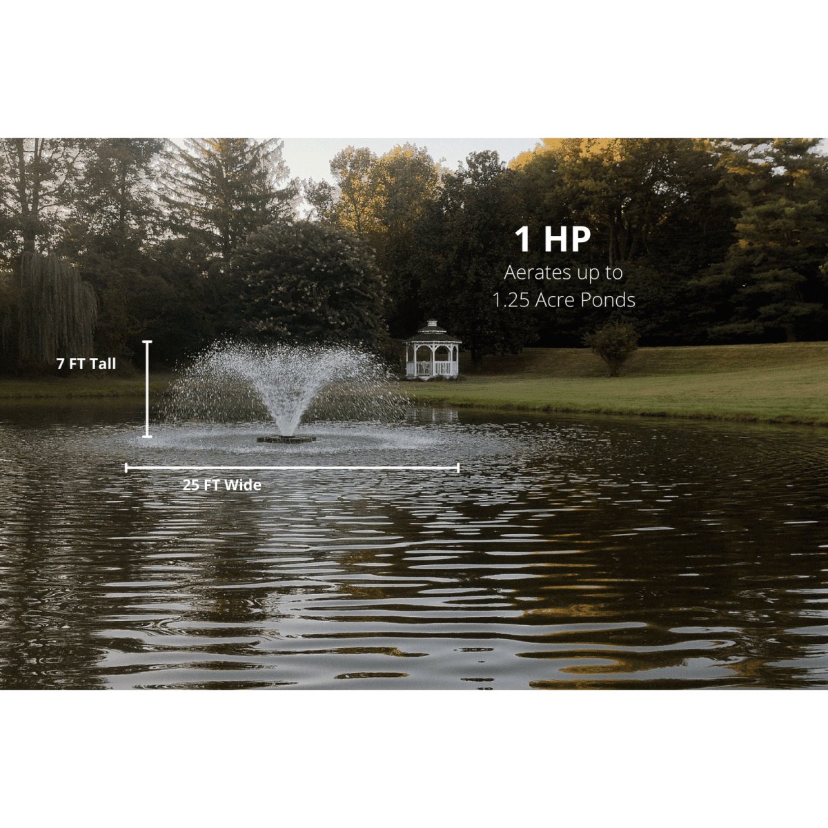 Scott Aerator DA-20 Aerating Pond Fountain - Scott Aerator - American Pond Supplies -Scott DA-20 Display Aerator: Transform Your Pond with America's #1 Trusted Pond Equipment Retailer!