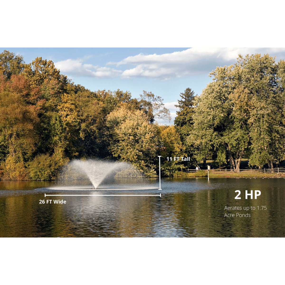 Scott Aerator DA-20 Aerating Pond Fountain - Scott Aerator - American Pond Supplies -Scott DA-20 Display Aerator: Transform Your Pond with America's #1 Trusted Pond Equipment Retailer!