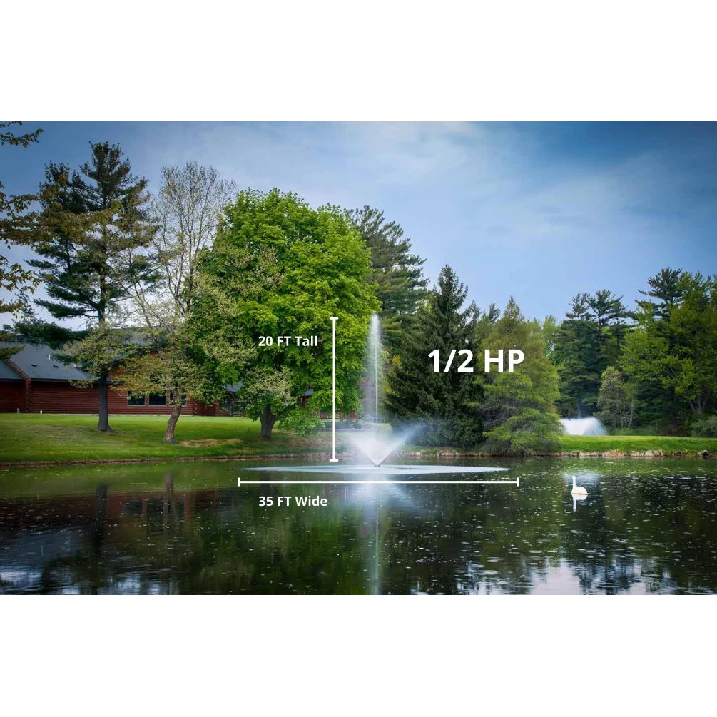 Scott Aerator Skyward Pond Fountain - Scott Aerator - American Pond Supplies -Scott Aerator Skyward Pond Fountain