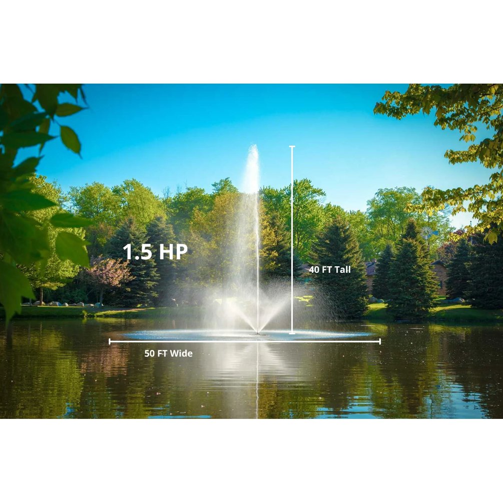 Scott Aerator Skyward Pond Fountain - Scott Aerator - American Pond Supplies -Scott Aerator Skyward Pond Fountain