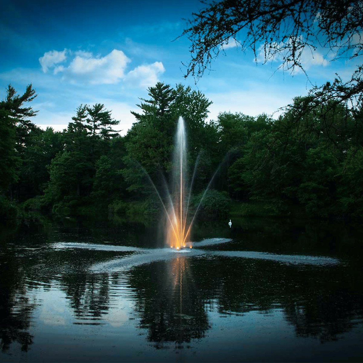 Scott Aerator Warm White LED Fountain Lights - Scott Aerator - American Pond Supplies -Scott Aerator Warm White LED Fountain Lights