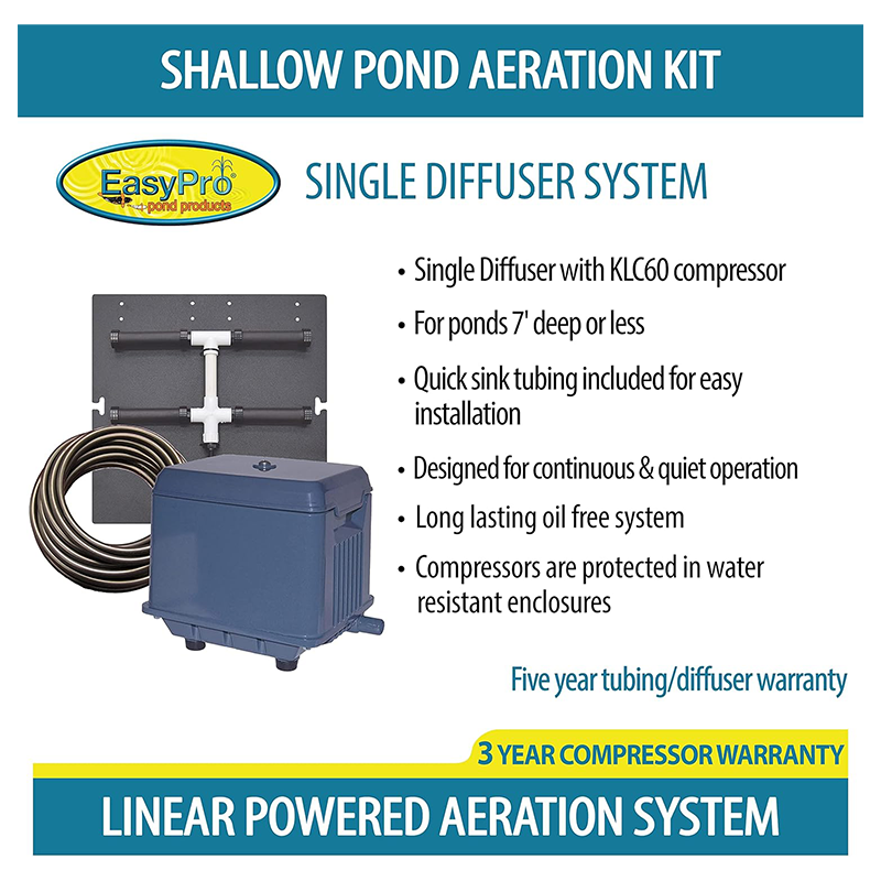 EasyPro PA6SWN Aeration Kit for Shallow Ponds