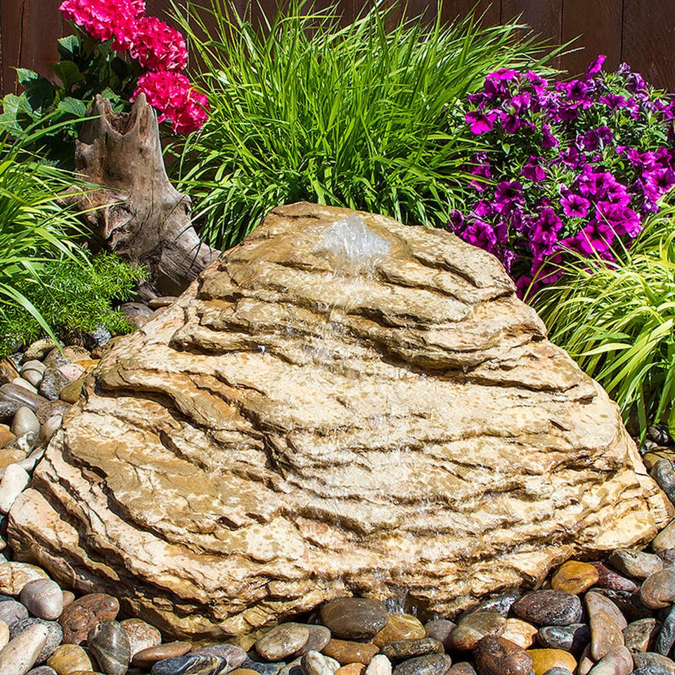 Slate River Falls Stone Fountain - LA3350R - Blue Thumb