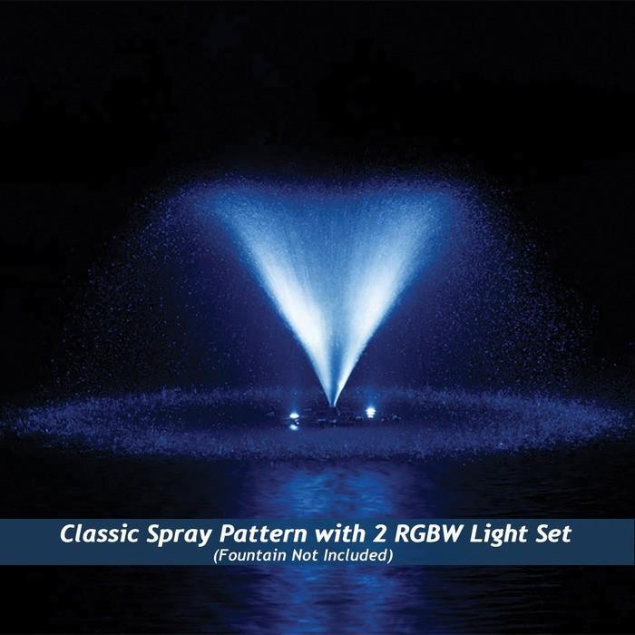Airmax® RGBW Color-Changing LED Fountain Light Set - Airmax® - American Pond Supplies -Airmax® RGBW Color-Changing LED Fountain Light Set