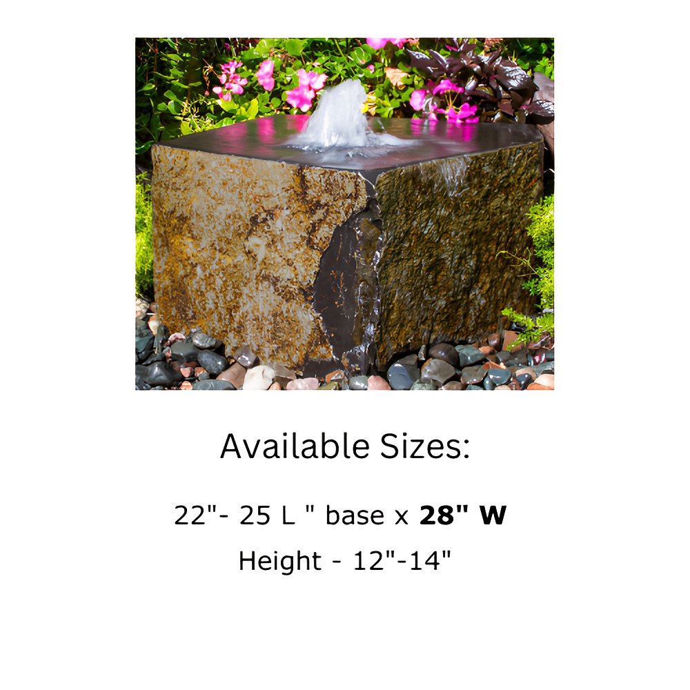 Tamaishi Stone Garden Fountain - Blue Thumb - American Pond Supplies -Tamaishi Stone Garden Fountain