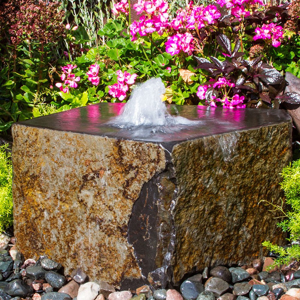 Tamaishi Stone Garden Fountain - Blue Thumb - American Pond Supplies -Tamaishi Stone Garden Fountain