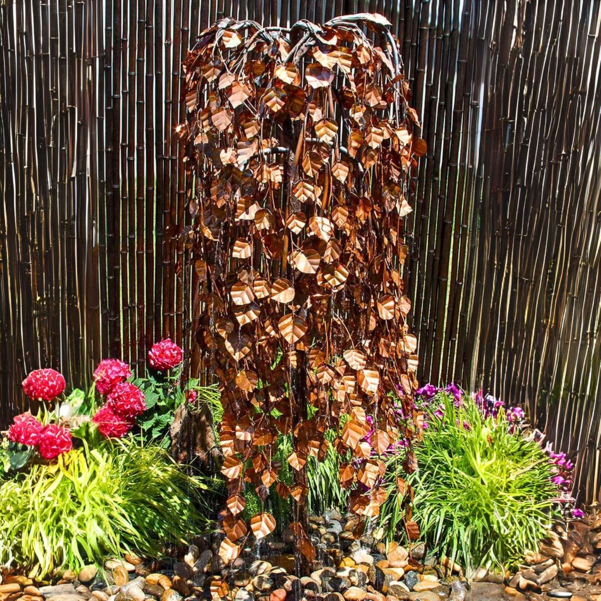 Weeping Elm Copper Fountain Kit - Blue Thumb - Blue Thumb - American Pond Supplies -Weeping Elm Copper Fountain Kit - Blue Thumb