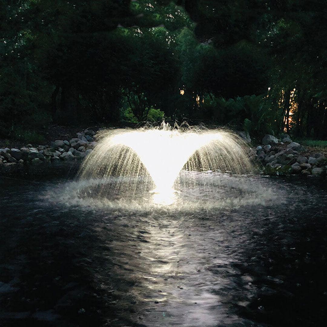Mini Floating Fountain with Super Bright LED Lights | Starburst - American Pond Supplies Easy Pro Display Aerators Display Aerators